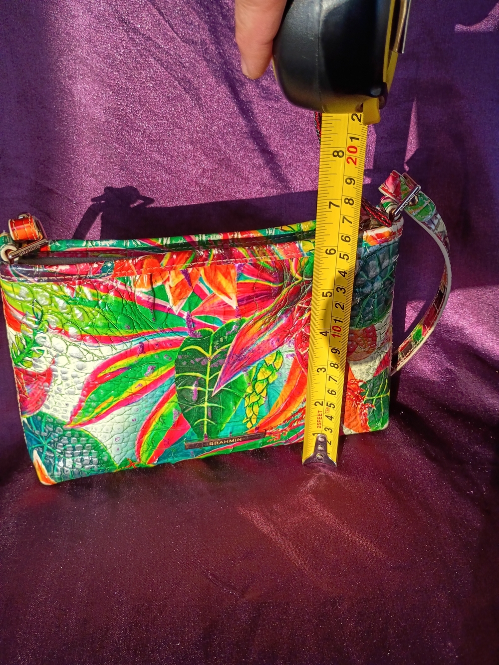 Brahmin Utopia Multicolor Tropical Bag - Picture 11 of 17